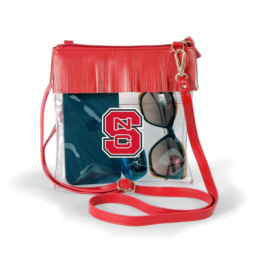 Deals NC State North Carolina Wolfpack Yima Red Black Purse Pocketbook Rare NWT